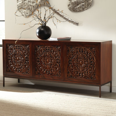 Farnum Sideboard Finish: Brown