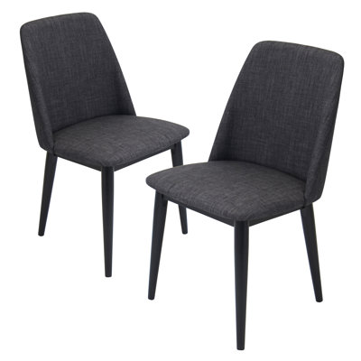 Eris Parsons Chair Finish: Charcoal