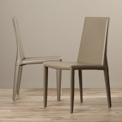 Cyrus Parsons Chair Upholstery: Charcoal