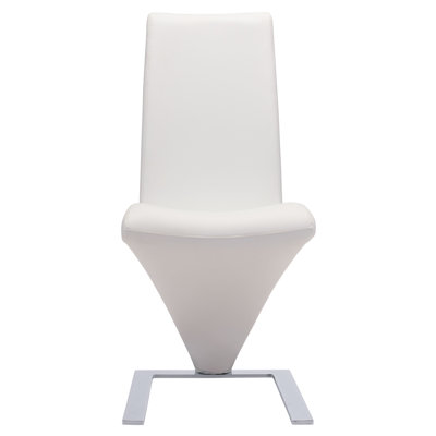 Peter Side Chair Upholstery: White