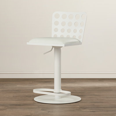 Lauderdale-by-the-Sea Adjustable Height Swivel Bar Stool