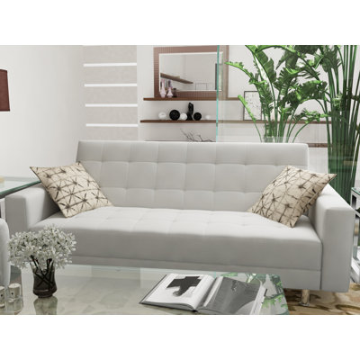 Wade Logan WADL4449 27933607 Spirit Lake Convertible Sleeper Loveseat