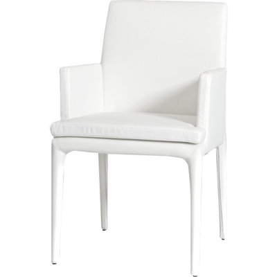 Belafonte Arm Chair Upholstery: White