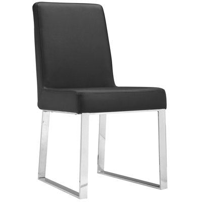 Mariscal Side Chair (Set of 2) Side Chair Upholstery: Black