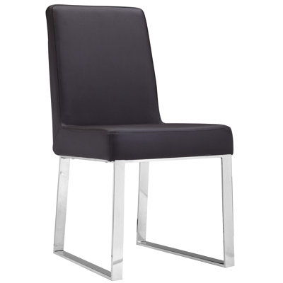Mariscal Side Chair (Set of 2) Side Chair Upholstery: Brown