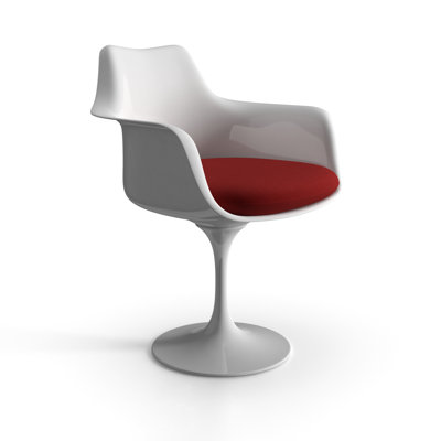 Ellen Arm Chair Finish: White