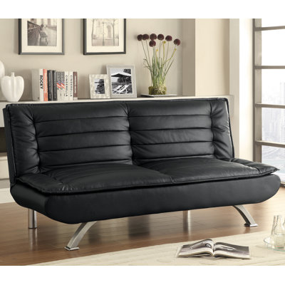 Wade Logan WLGN5999 Jorge Leather Sleeper Sofa