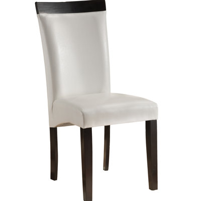 Braylon Side Chair (Set of 2) Upholstery: White