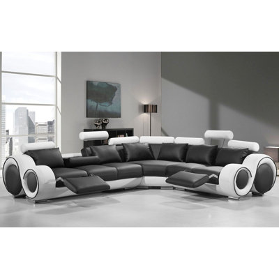 Orren Ellis OREL2390 Faviola Reclining Sectional Upholstery