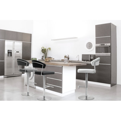 Kerry Adjustable Height Swivel Bar Stool