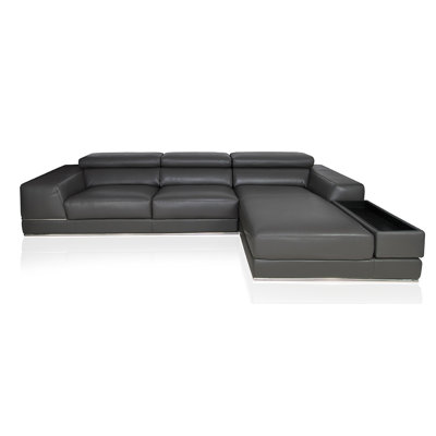 Wade Logan WDLN2056 Right Hand Facing Reclining Sectional Upholstery