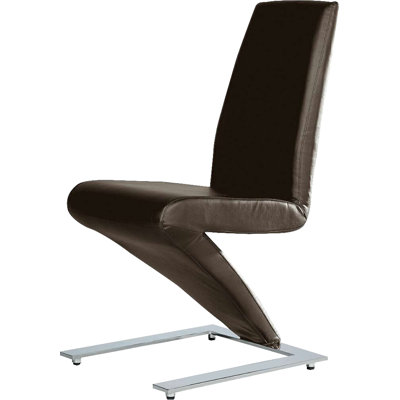 Coen Side Chair (Set of 2) Upholstery: Brown
