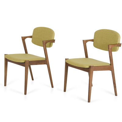 Virgil Side Chair Upholstery: Green Tea