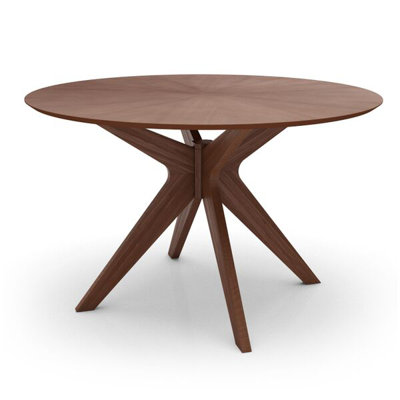 Amherst Round Dining Table Finish: Walnut