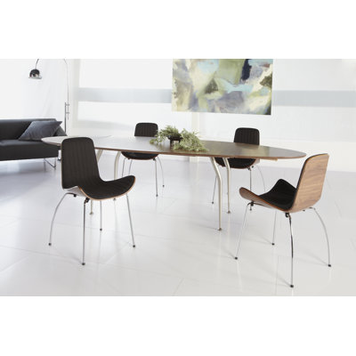 Uma Side Chair Upholstery: Dark Gray