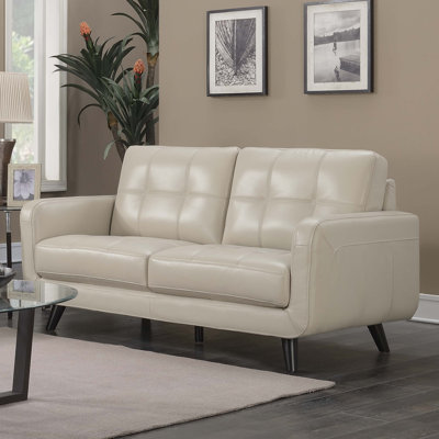 Langley Street LGLY5792 Basilica Leather Loveseat