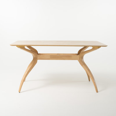 Canning 5 Piece Dining Set Table Finish: Natural Oak, Chair Finish: Green Tea