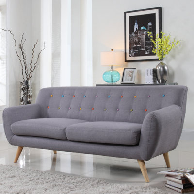 Langley Street LGLY5241 Milland Mid-Century Sofa Upholstery
