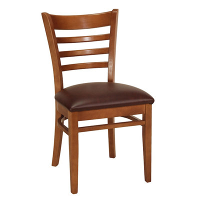 Side Chair Upholstery: Birch, Finish: Medium Lanty Oak