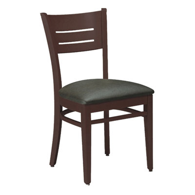 Side Chair Upholstery: Birch, Finish: Wild Cherry