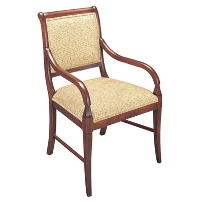Arm Chair Upholstery: Birch, Finish: Medium Lanty Oak