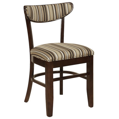 Side Chair Finish: Kennsington Maple, Upholstery: Pumpkin