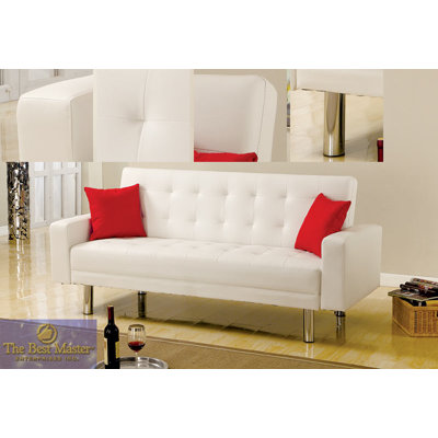 1748 BMFR1001 BestMasterFurniture Adjustable Futon Sleeper Sofa