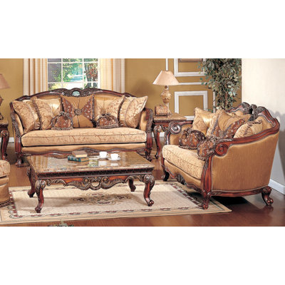BestMasterFurniture Denmark 2 Pcs Denmark Sofa and Loveseat Set