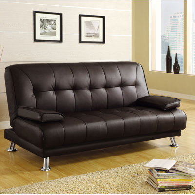 JF10 Brown BMFR1026 BestMasterFurniture Adjustable Futon Convertible Sofa