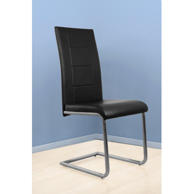 Side Chair Upholstery: Black