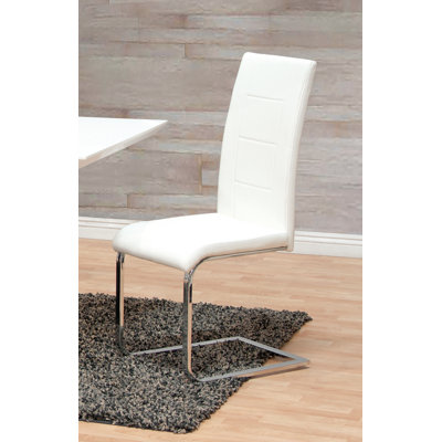 Side Chair Upholstery: White