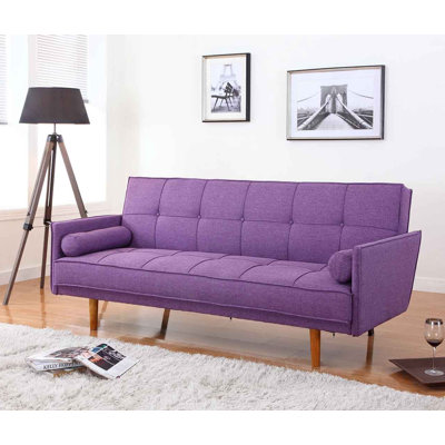 BestMasterFurniture L33303 Purple Futon and Mattress Upholstery
