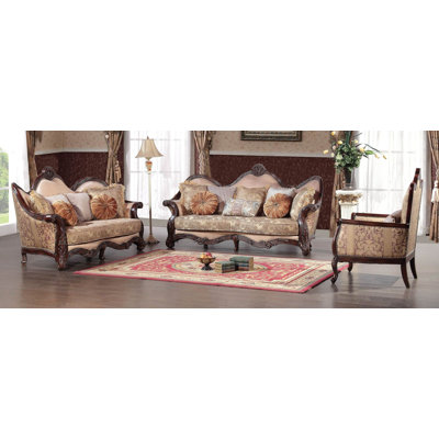BestMasterFurniture 389 3 Pcs Set 3 Piece Living Room Set