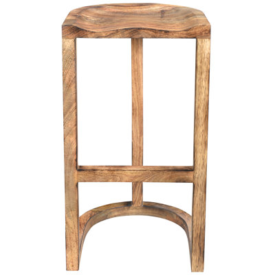 30 inch Bar Stool Color: Natural Burnt