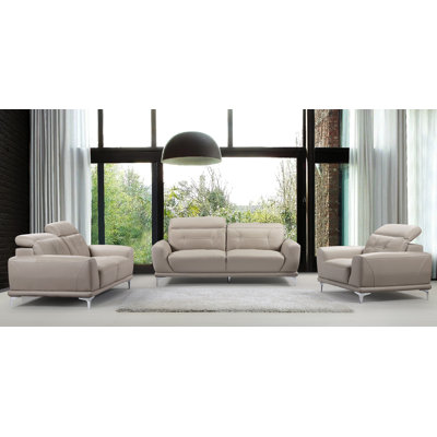 Container S5125-3PC 3 Piece Sofa, Loveseat and Chair Set
