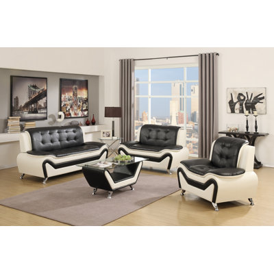 Latitude Run LRUN1456 Elzada 4 Piece Living Room Set