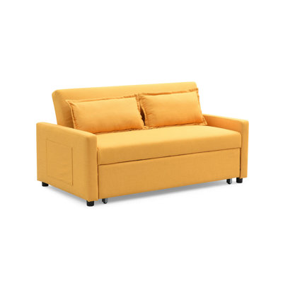Container S5143 Fabric Modern Convertible Sleeper Sofa Upholstery