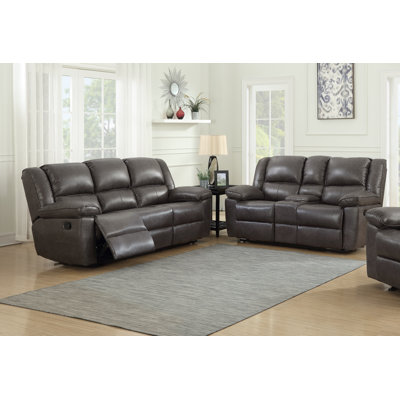 Container S6033-2PC Sofa and Loveseat Set Upholstery