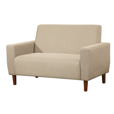 Container S5206-L Mid Century Linen Loveseat Upholstery