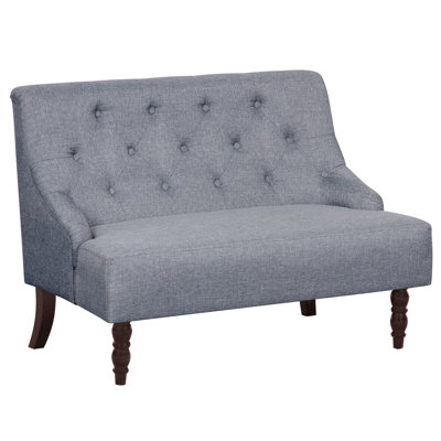 Container S5267-L Tufted Linen Upholstered Loveseat Upholstery