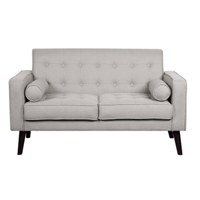 Ebern Designs EBND1643 Cleo Linen Tufted Loveseat Upholstery