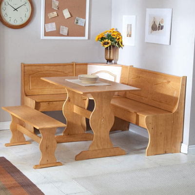 Patty 3 Piece Nook Dining Set