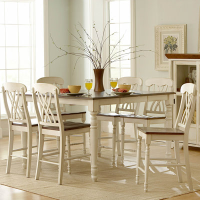 Frona Counter Height Dining Table Finish Antique White