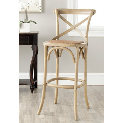 Essie 30.7 inch Bar Stool Frame Finish: Weathered Oak