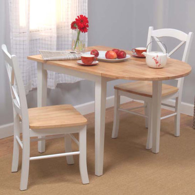 Wisteria 3 Piece Dining Set Finish White