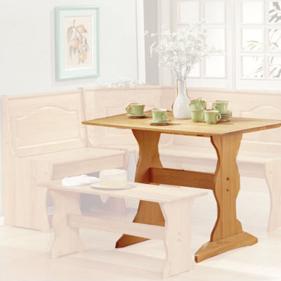 Patty Nook Kitchen Table Finish: Natural