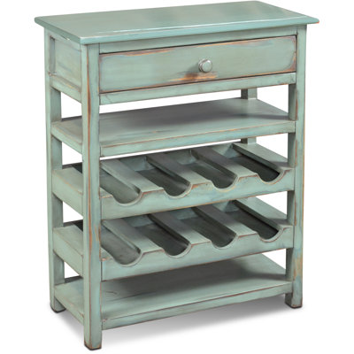 Ashleigh 8 Bottle Floor Wine Bottle Rack