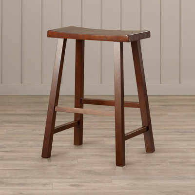 Imogene 24 inch Bar Stool Finish: Walnut