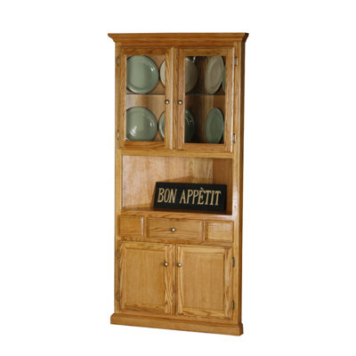 Safran Corner Dining Buffet Hutch Finish: Chocolate Mousse