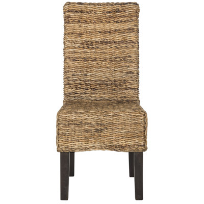 Treasure Island Parsons Chair Upholstery: Natural